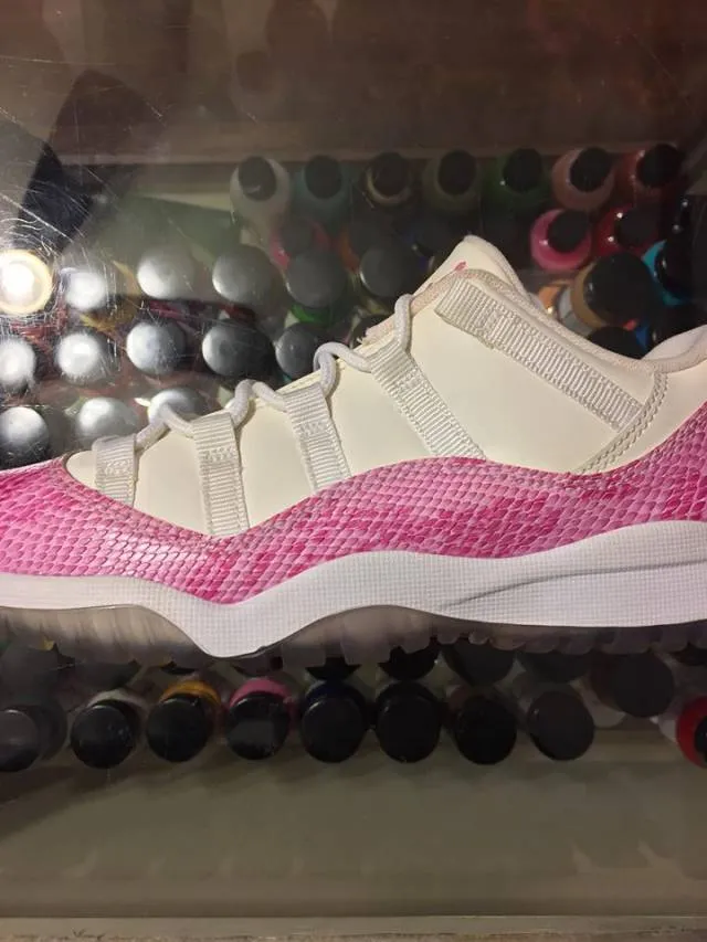 2013 Nike Air Jordan XI Pink Snakeskin