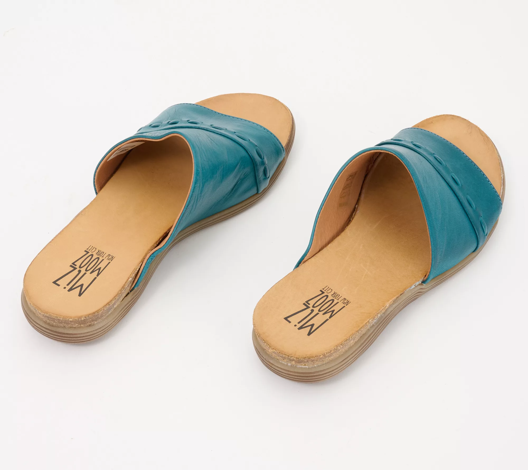 "As Is" Miz Mooz Leather Slide Sandals - Mae