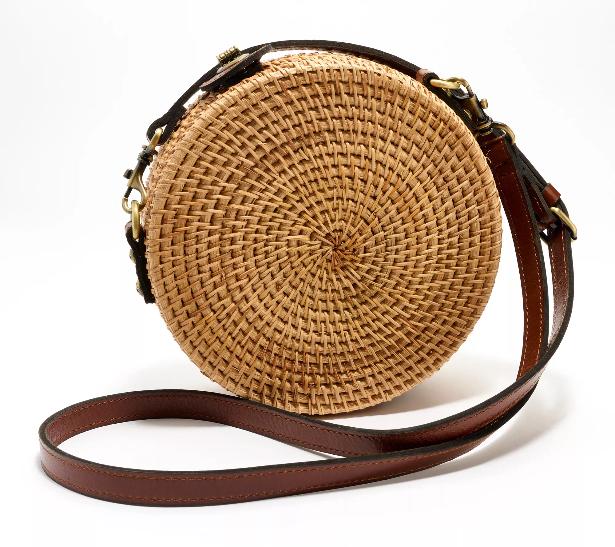 "As Is" Patricia Nash Leather Lodetta Basket Crossbody