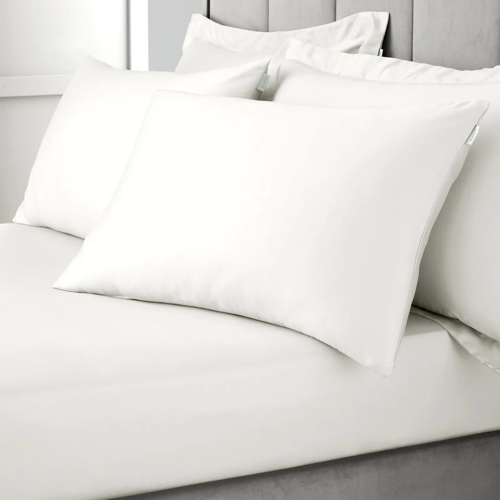 400 Thread Count 100% Cotton Sateen Standard Pillowcase Pair