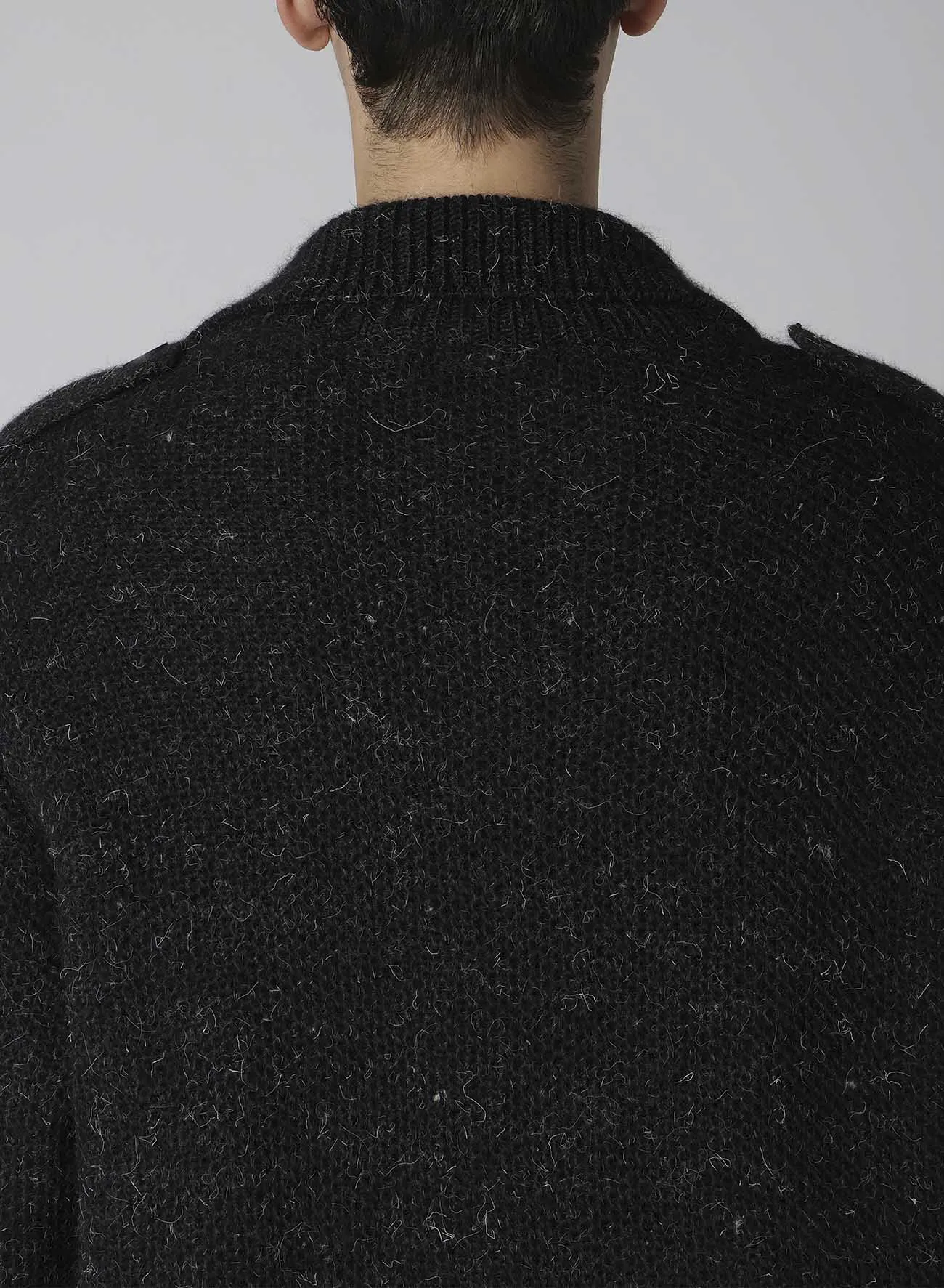 5G HALF TUCK FRONT DOUBLE CARDIGAN