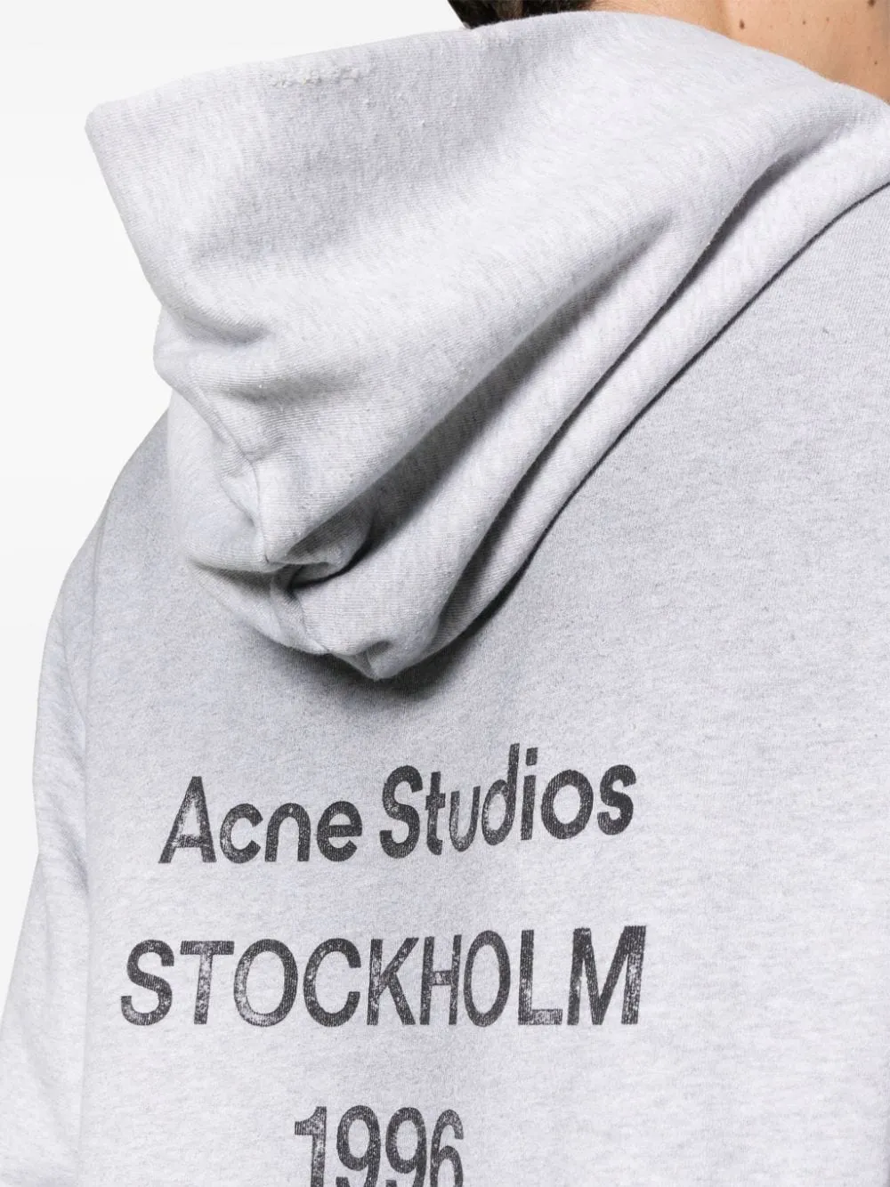 Acne Studios    Acne Studios Logo Cotton Hoodie