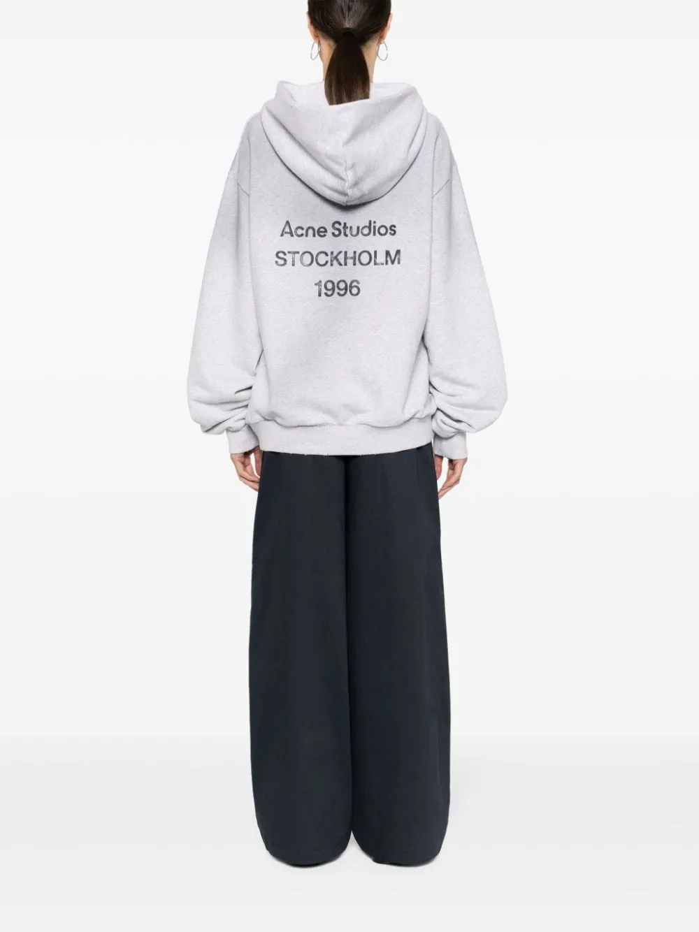 Acne Studios    Acne Studios Logo Cotton Hoodie