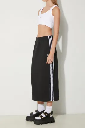 adidas Originals skirt Knitted Skirt black color IY7279