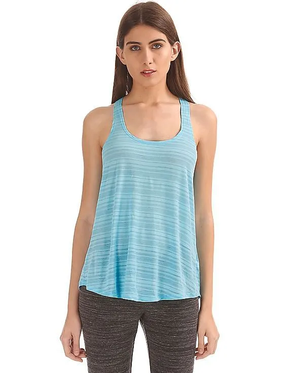 Aeropostale Burnout Stripe Active Tank Top