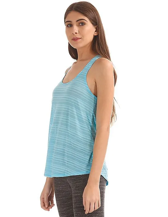 Aeropostale Burnout Stripe Active Tank Top