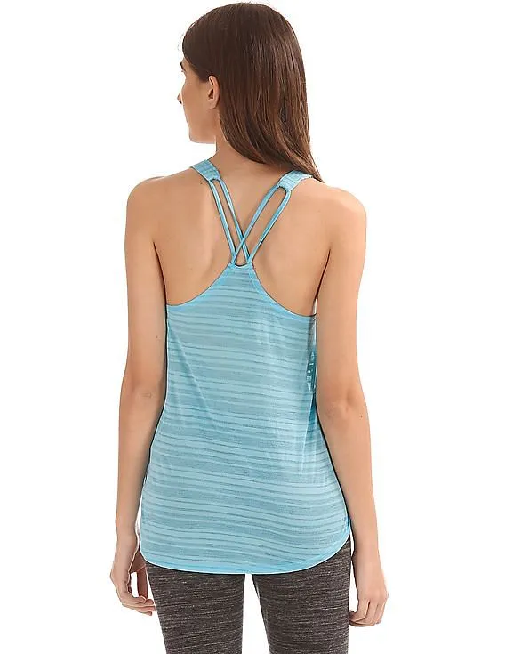 Aeropostale Burnout Stripe Active Tank Top