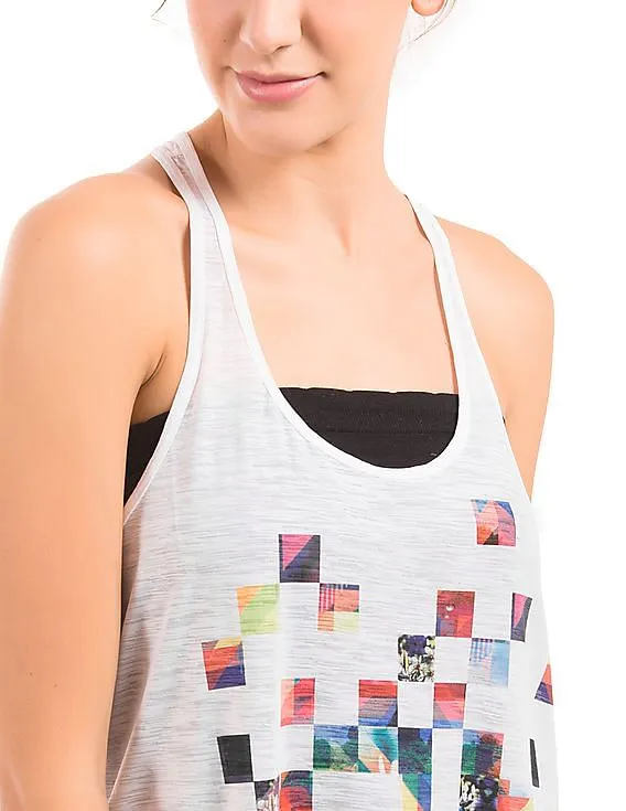 Aeropostale Slubbed Racer back Tank Top