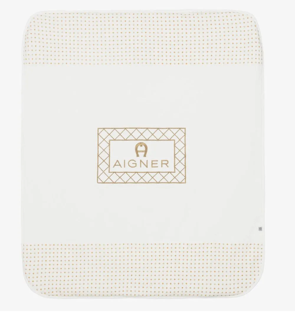 Aigner Blanket Diamon Design White