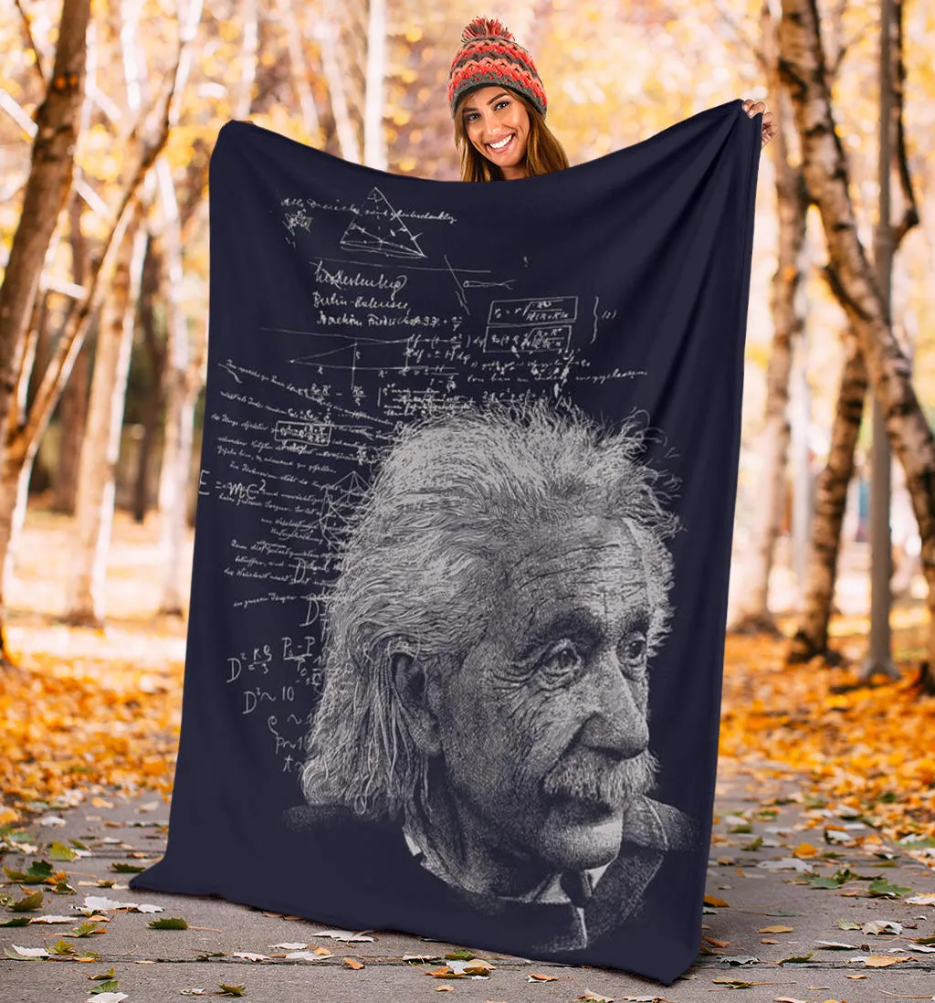 Albert Einstein Premium Blanket