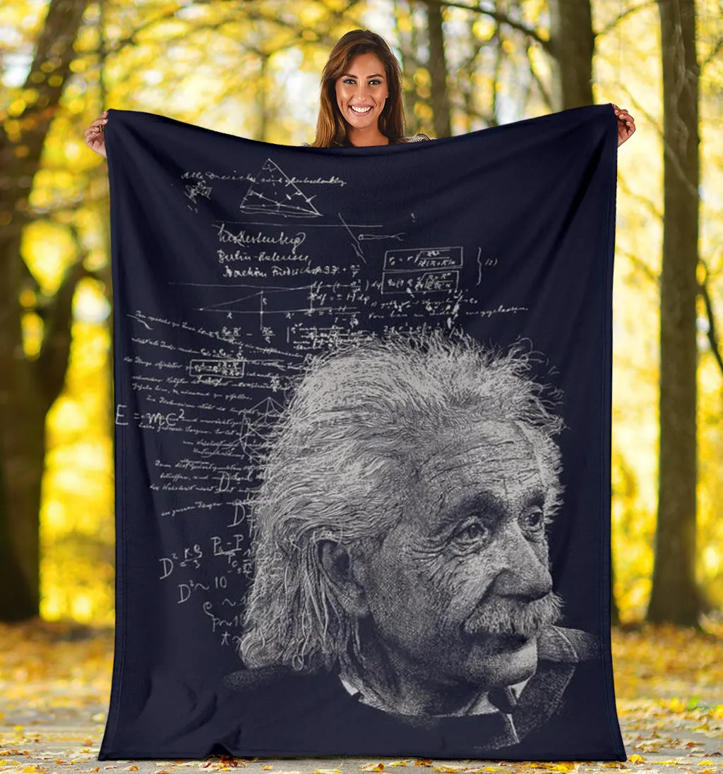 Albert Einstein Premium Blanket