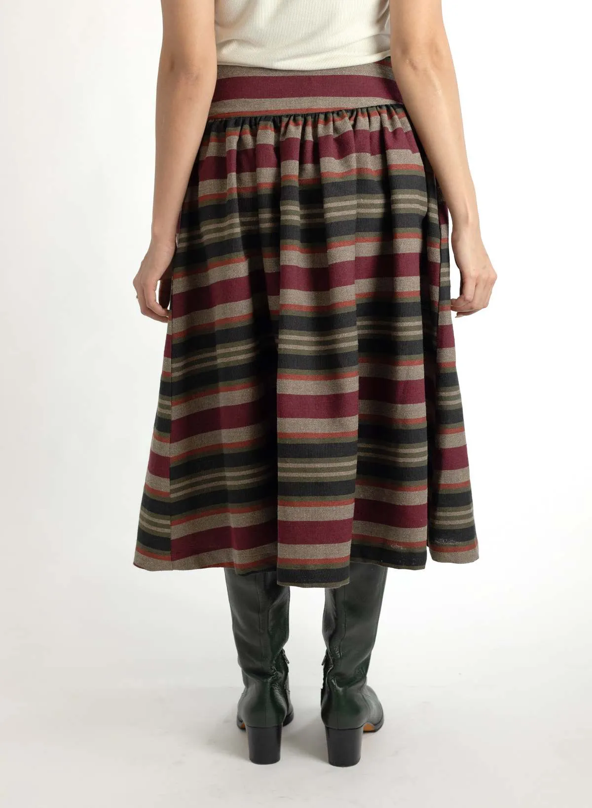 Amanda Skirt - Shuttle Stripe