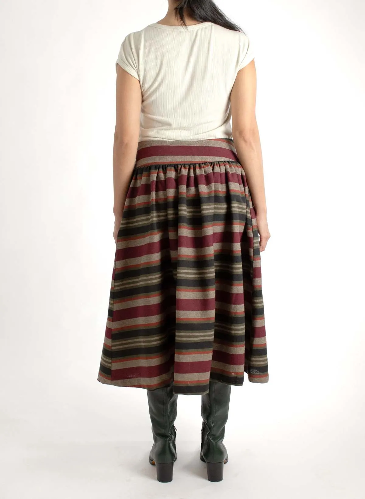 Amanda Skirt - Shuttle Stripe