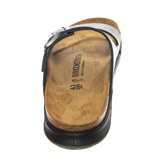 Birkenstock Arizona Adventure Oiled Leather Artic Old Black Sandals - Regular Fit