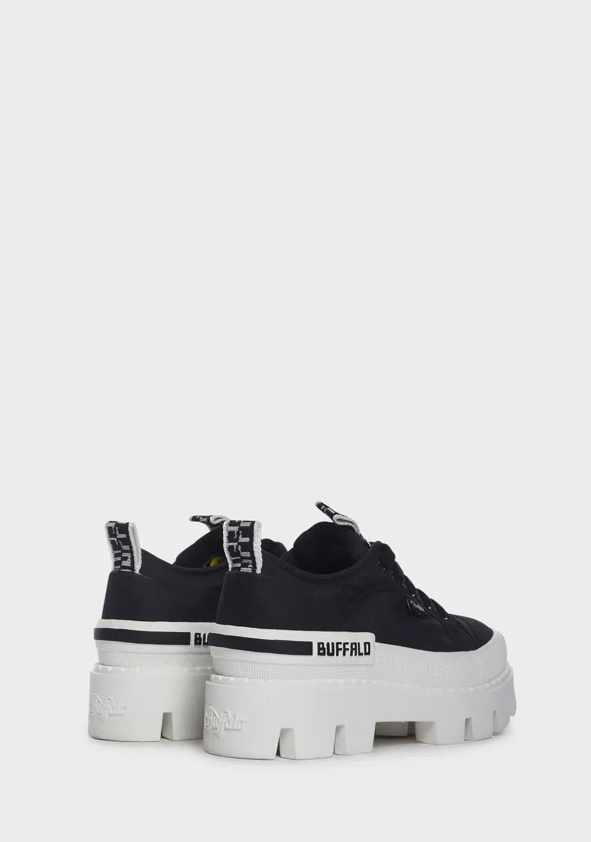 Black Raven Lo Platform Sneakers-