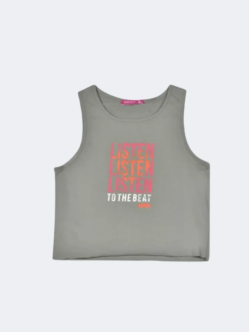 Bodytalk Girls Lifestyle Tank Clay/Multi