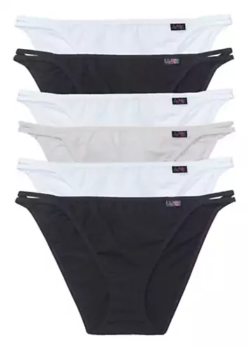 bonprix Pack of 6 Bikini Briefs | Kaleidoscope