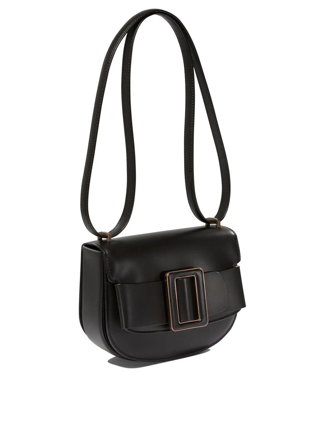 BUCKLE SADDLE SHOULDER BAG