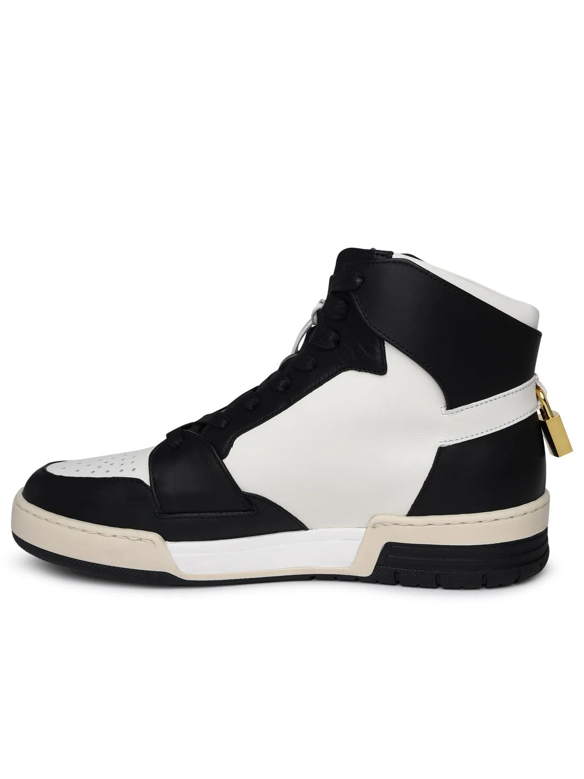 Buscemi    Buscemi 'Air Jon' Black And White Lear Sneakers