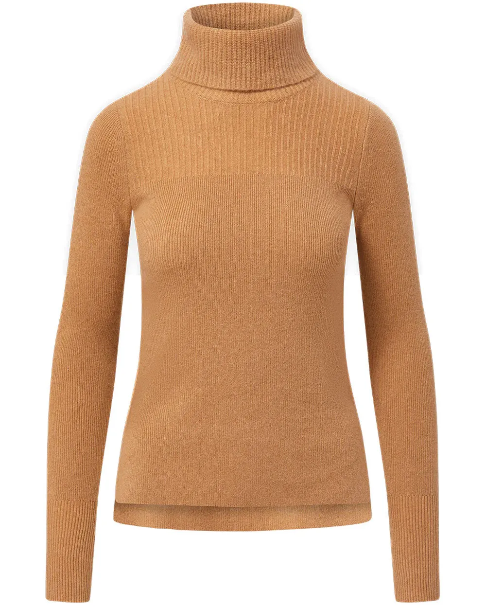 Camel Cashmere Jurnee Turtleneck