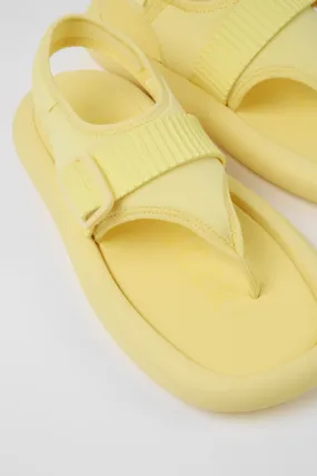 Camper x Ottolinger Yellow sandals for women by Camper x Ottolinger