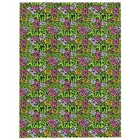 Candy Acid Throw Blanket