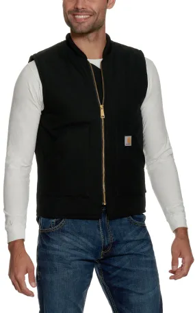 Carhartt Black Quilt Lined Arctic Vest