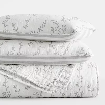 Casual Comfort Vines Reversible Quilt Set