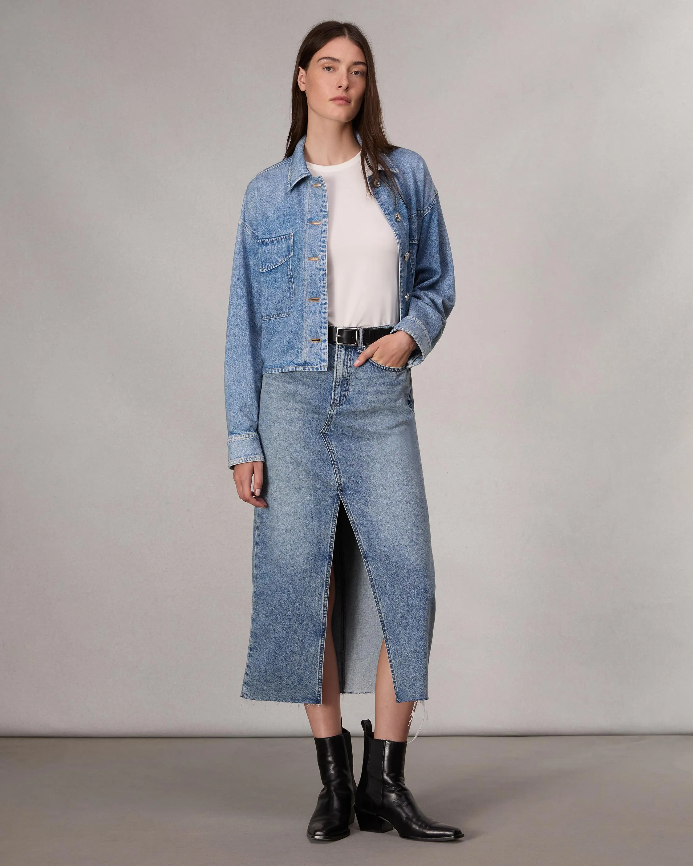 Clara Denim Skirt