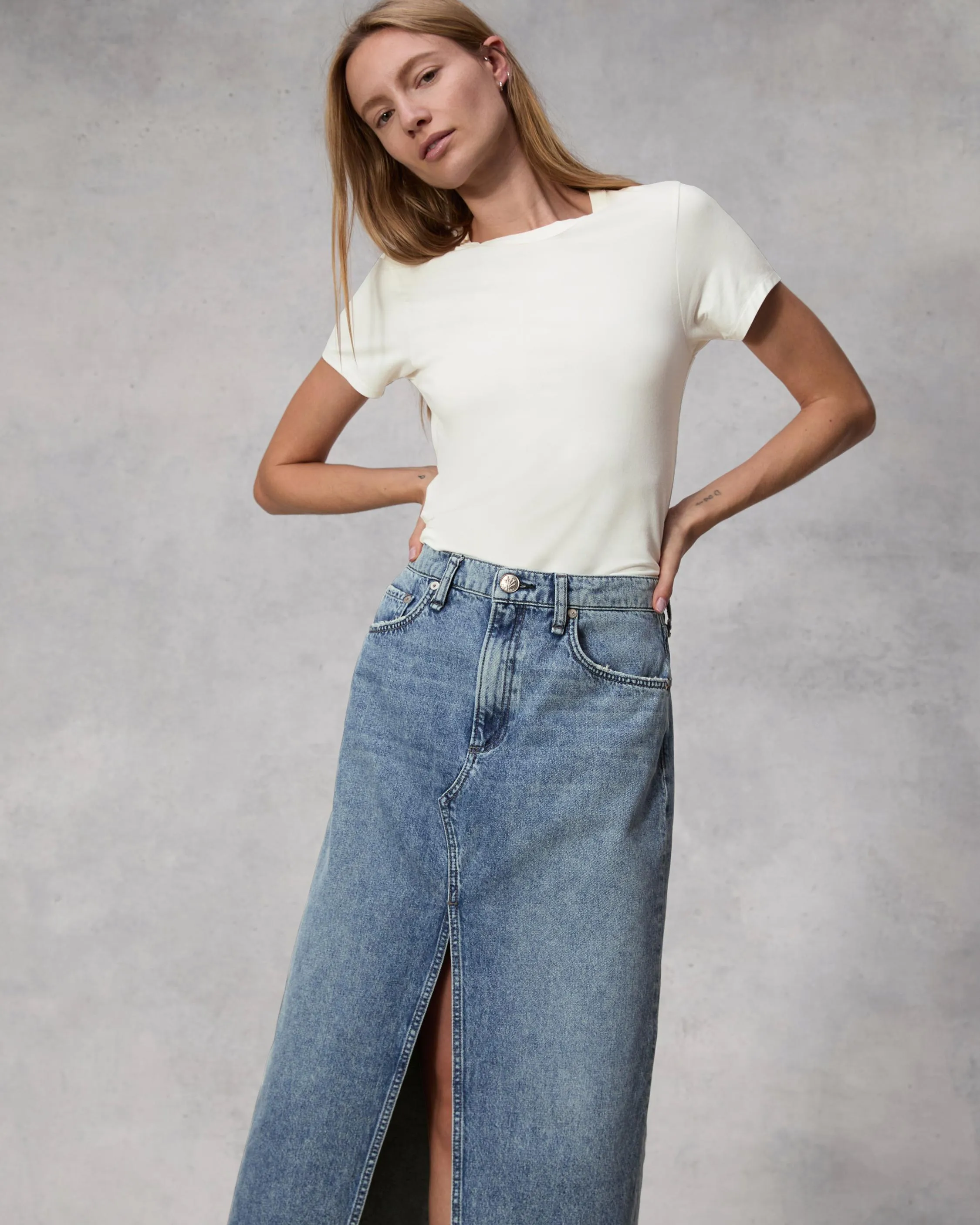 Clara Denim Skirt