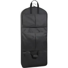 Clemco WallyBags 48 Deluxe Tri-Fold Travel Garment Bag with 3 Pockets 510 Black