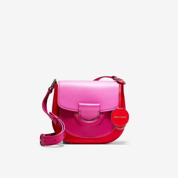 Cole Haan Grand Ambition Colorblock Crossbody Fuchsia Red Color Block One Size