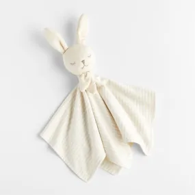 Crate&Barrel Sleepy Bunny Baby Lovey Blanket