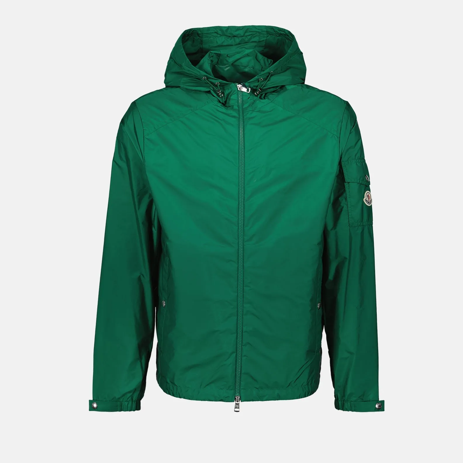 Dark Green Windbreaker Jacket