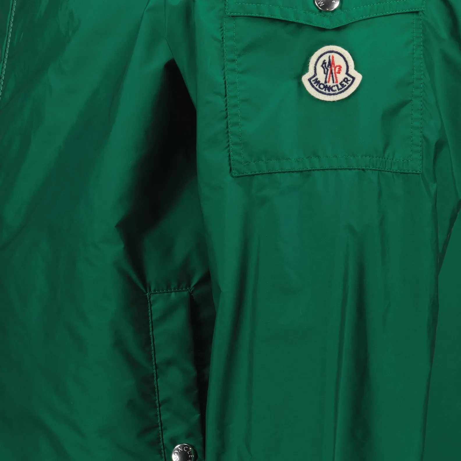 Dark Green Windbreaker Jacket