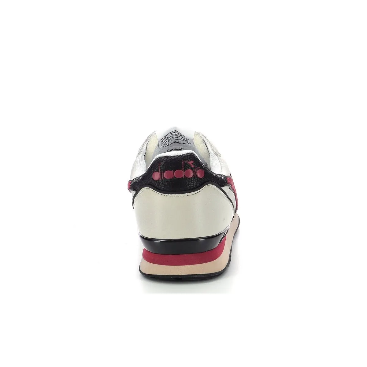 Diadora - Sneakers Bas Camaro Icona - Light Grey/Red - Mixte