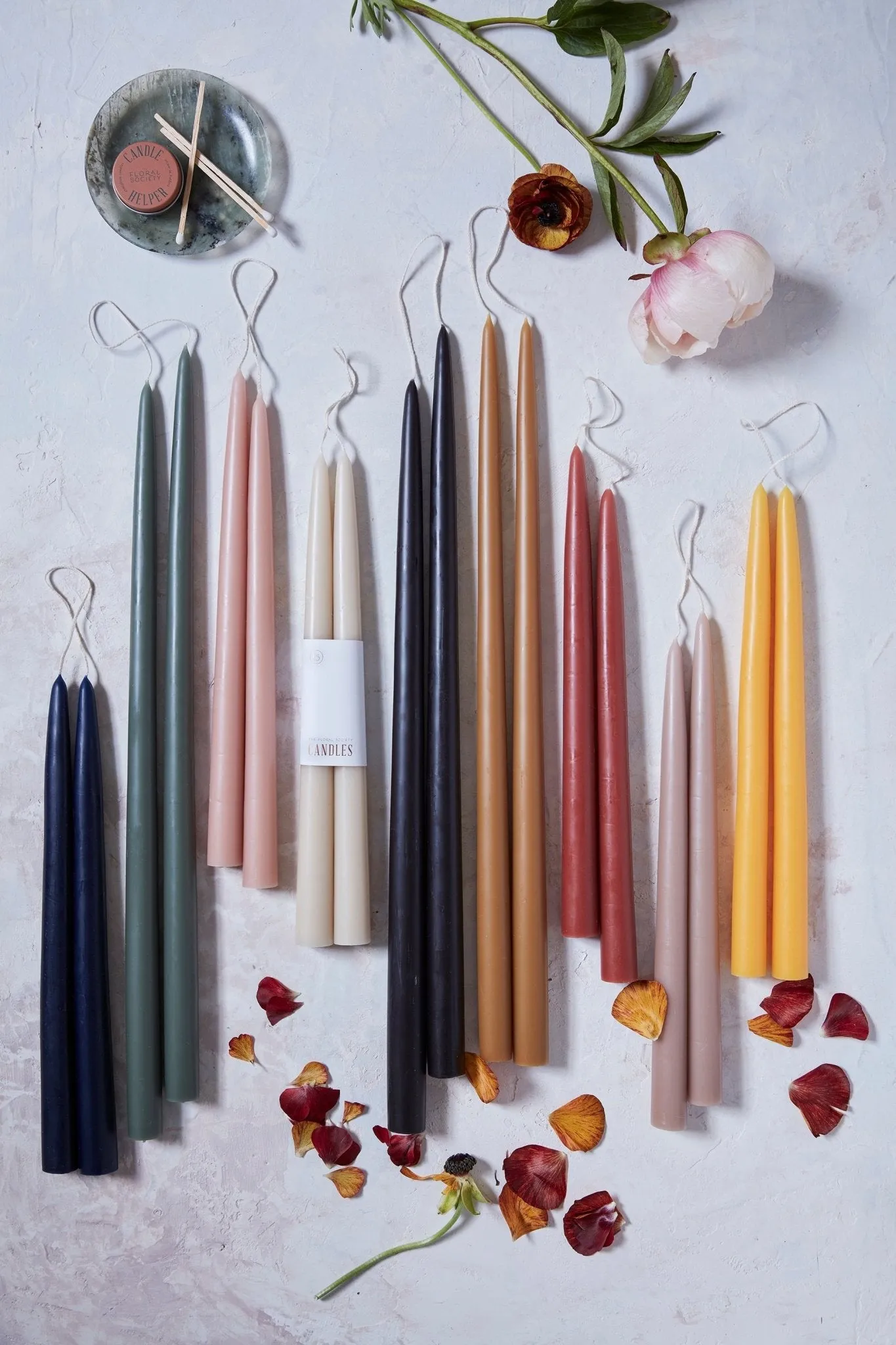 Dipped Taper Candles - 12