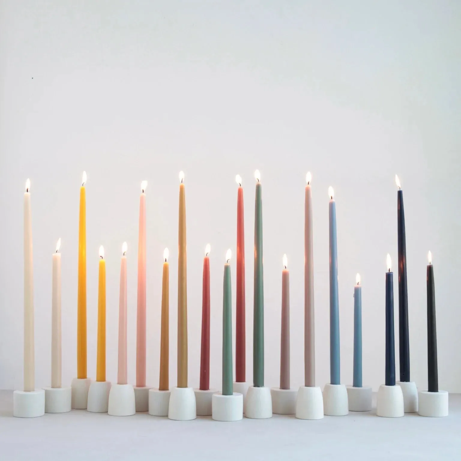 Dipped Taper Candles - 12