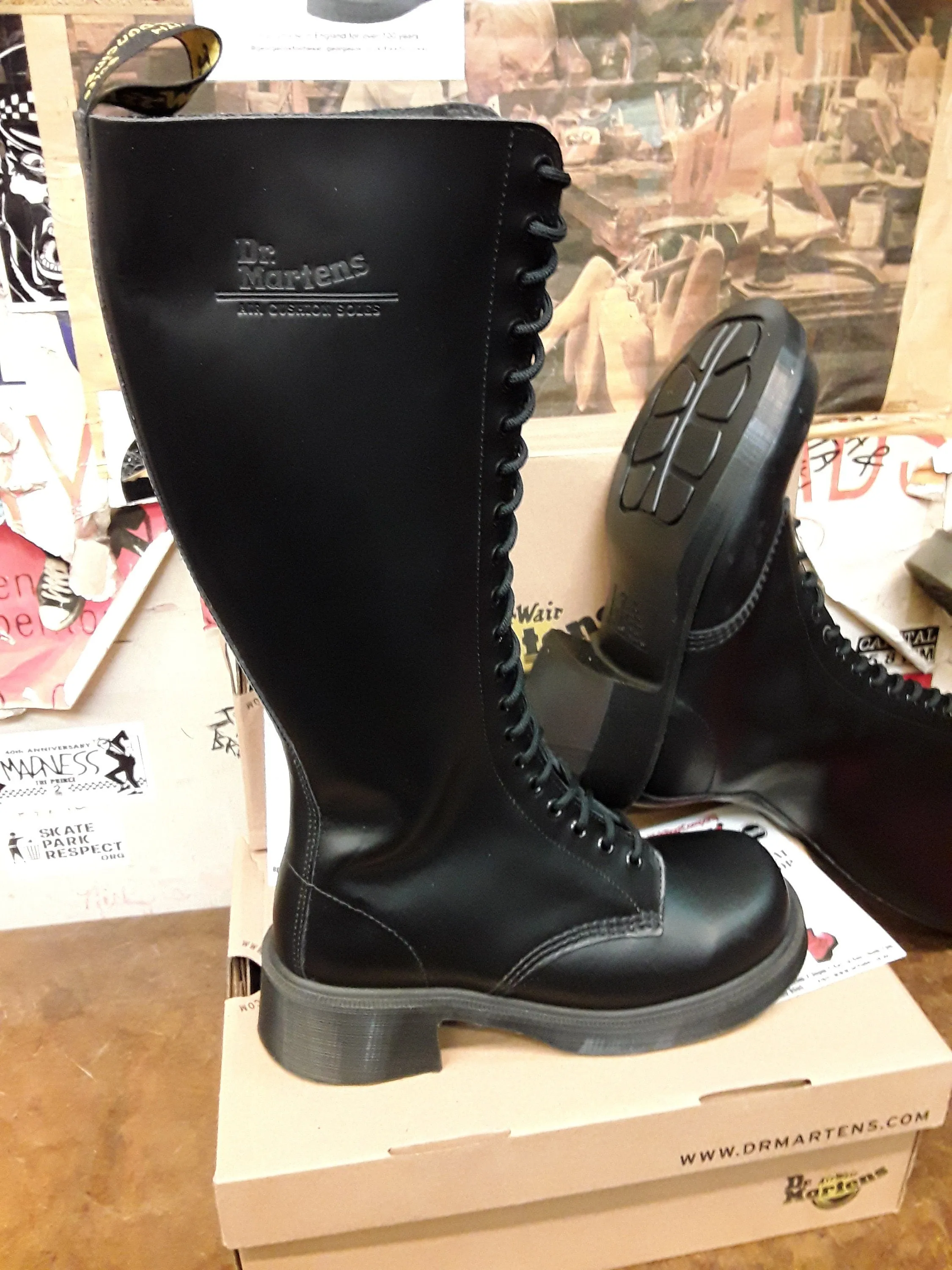 Dr Martens 1420 Jazz Sole Black Size UK6