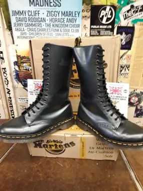 Dr Martens 1914 Black Shimmer Made in England Size 6