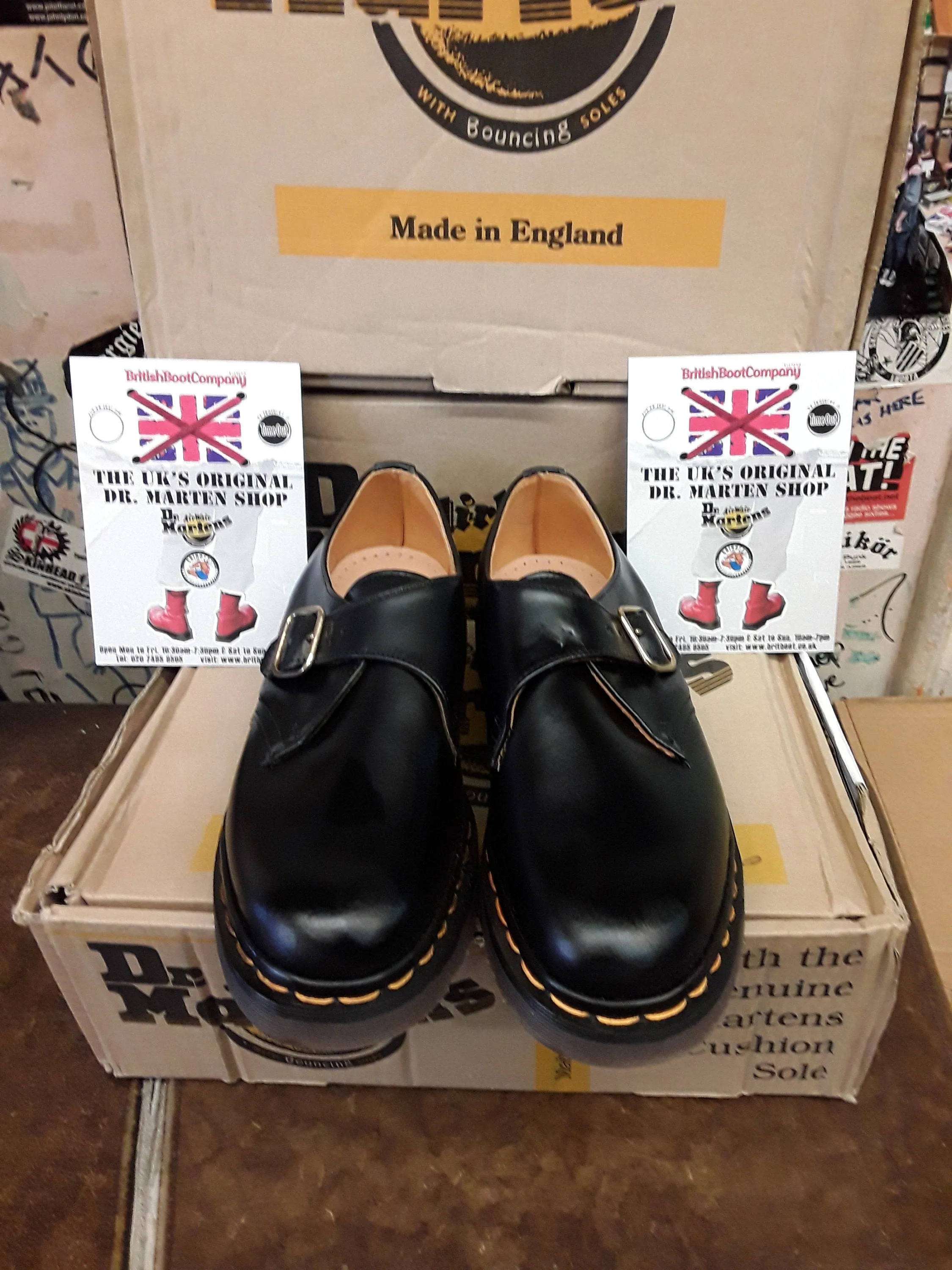 Dr Martens 2039z Made in England Monk Strap Shoe Size 5