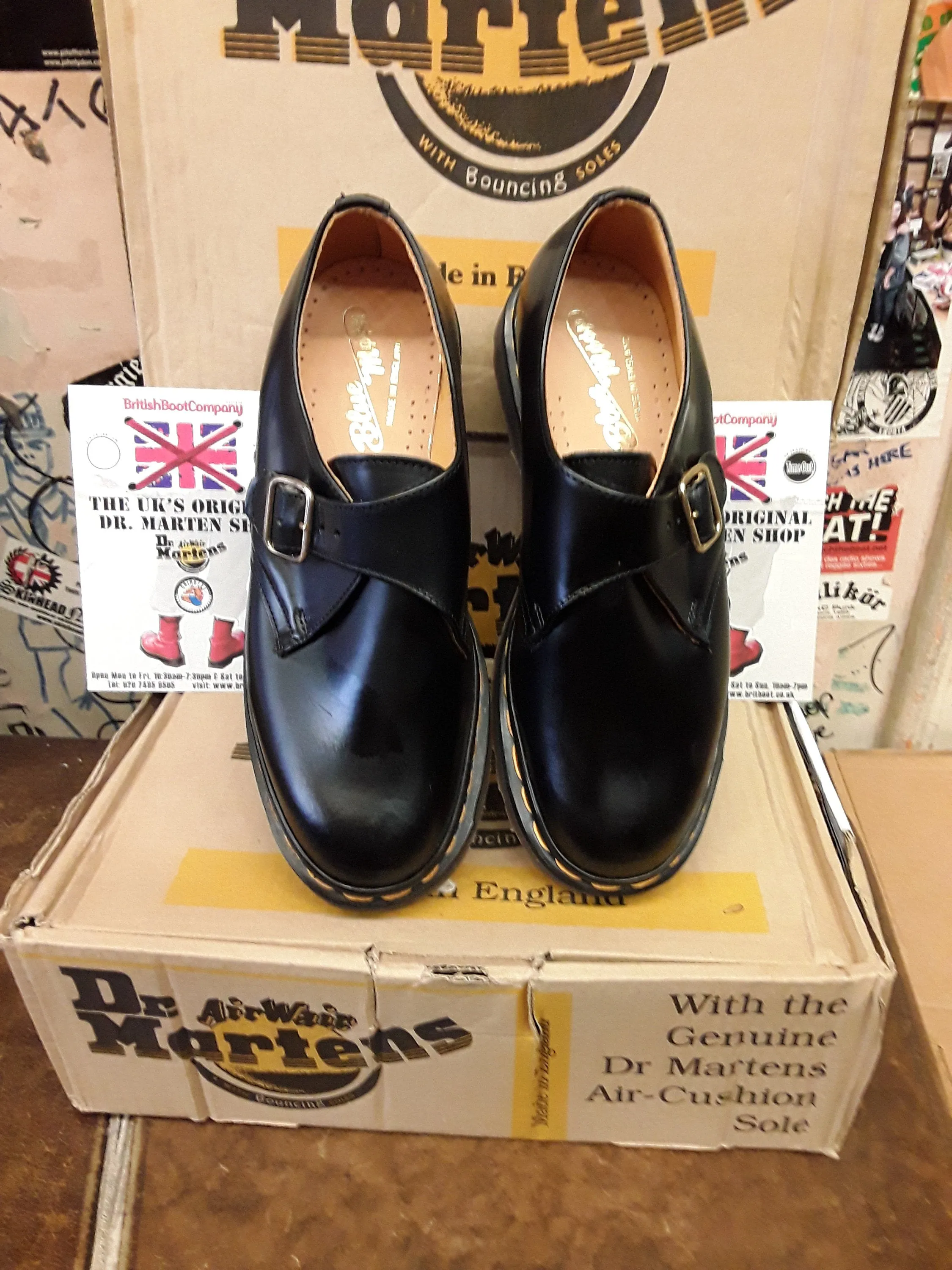 Dr Martens 2039z Made in England Monk Strap Shoe Size 5