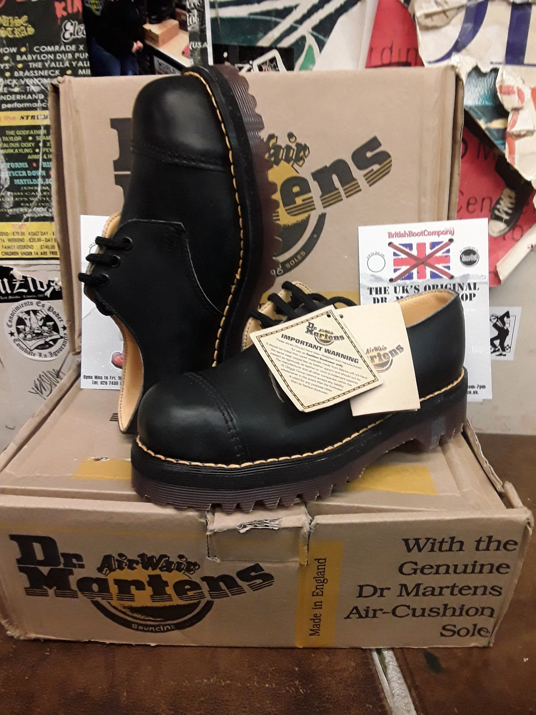 Dr Martens 7610 Ben Sole Made in England Size 4