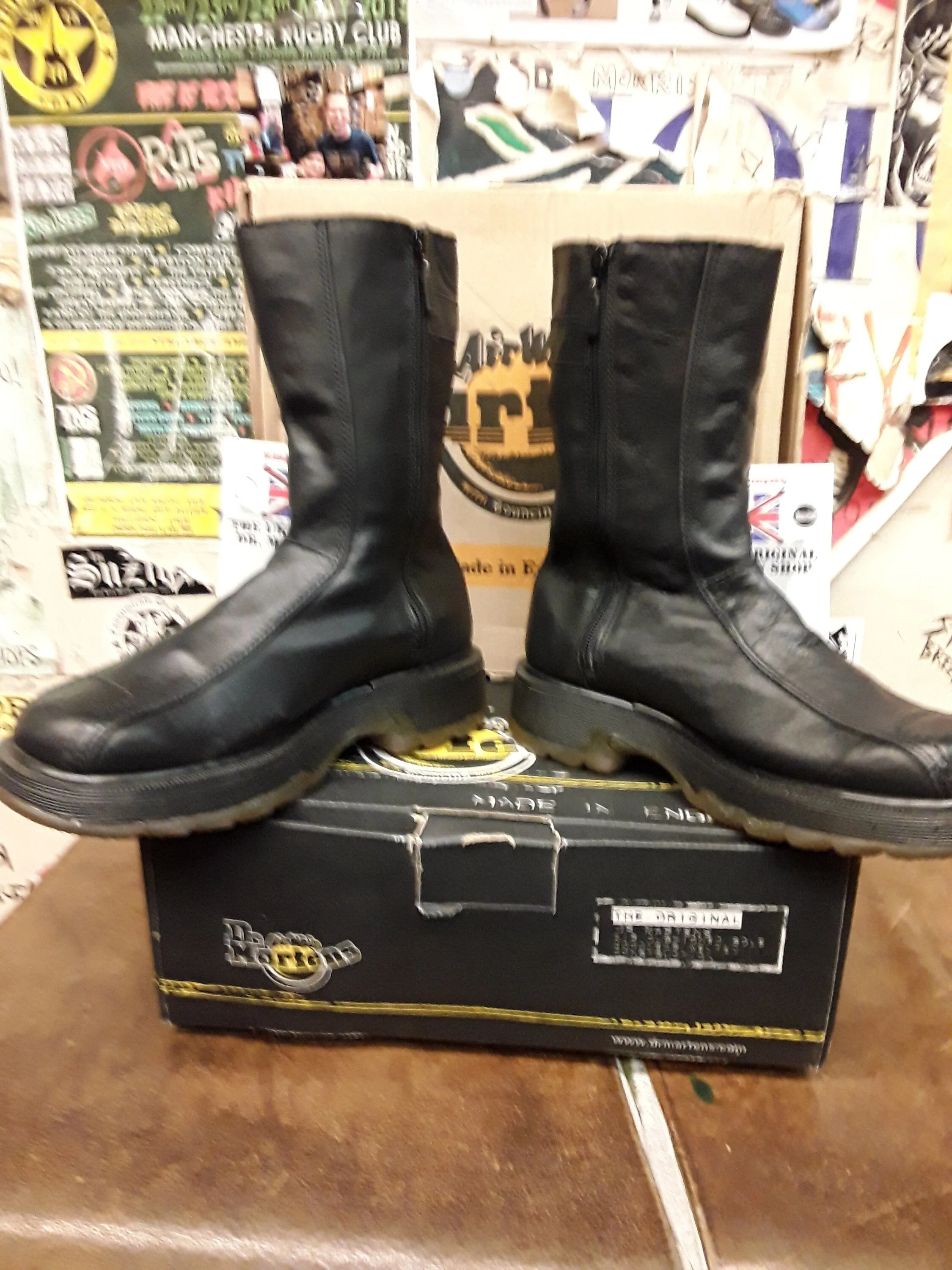 Dr Martens 9788 Made in England Biker Style Black - Various Sizes