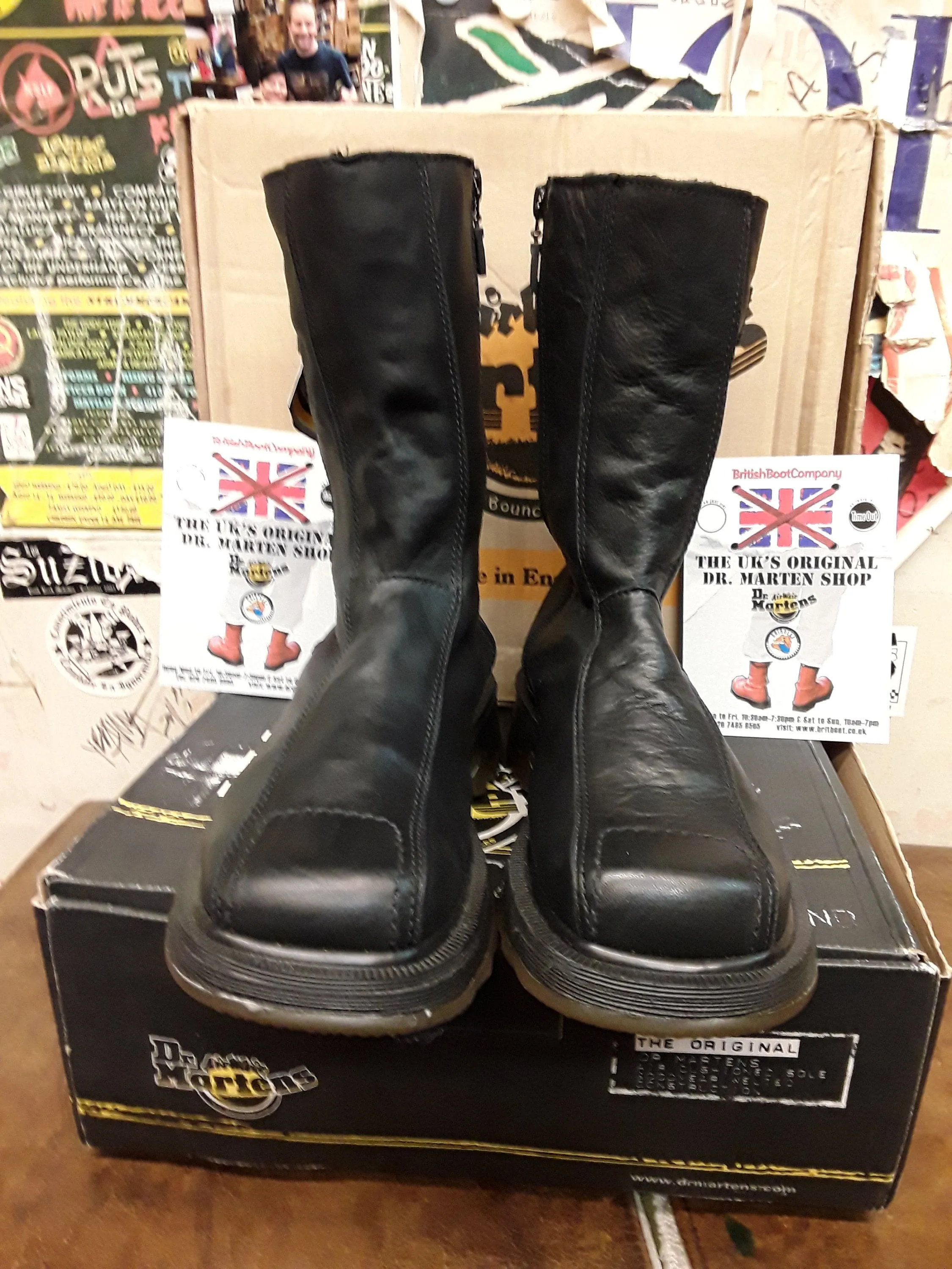 Dr Martens 9788 Made in England Biker Style Black - Various Sizes