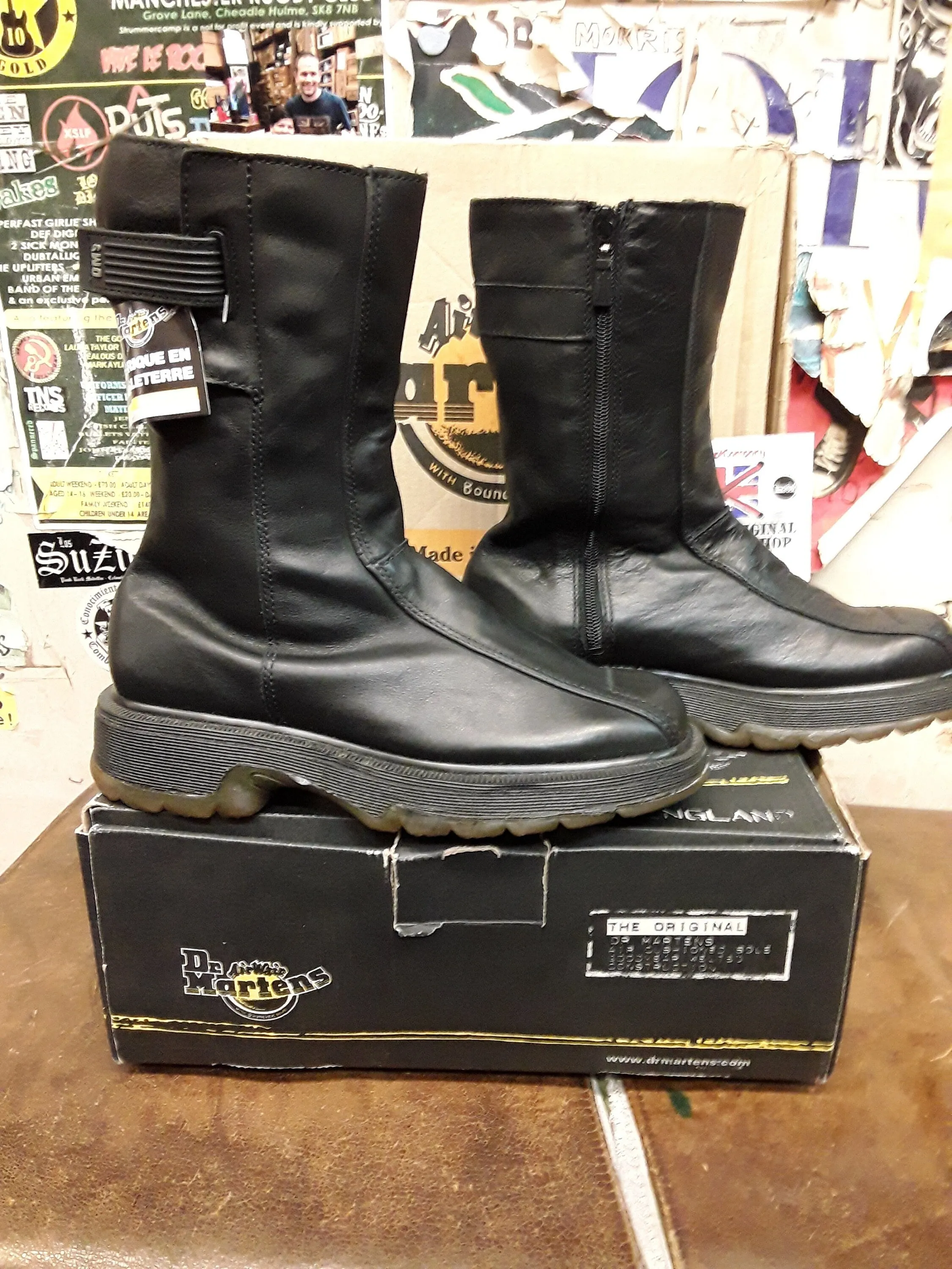 Dr Martens 9788 Made in England Biker Style Black - Various Sizes