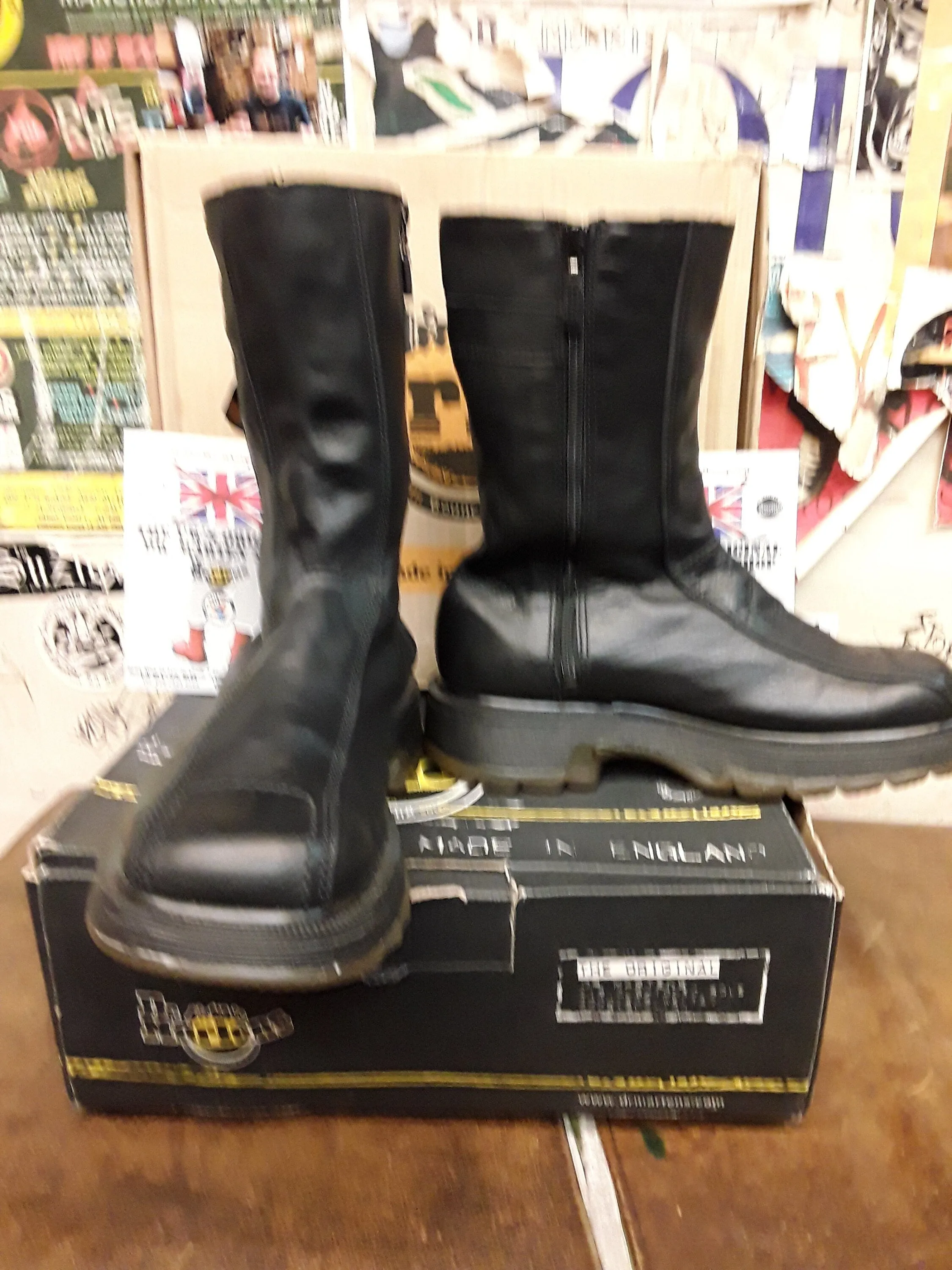 Dr Martens 9788 Made in England Biker Style Black - Various Sizes