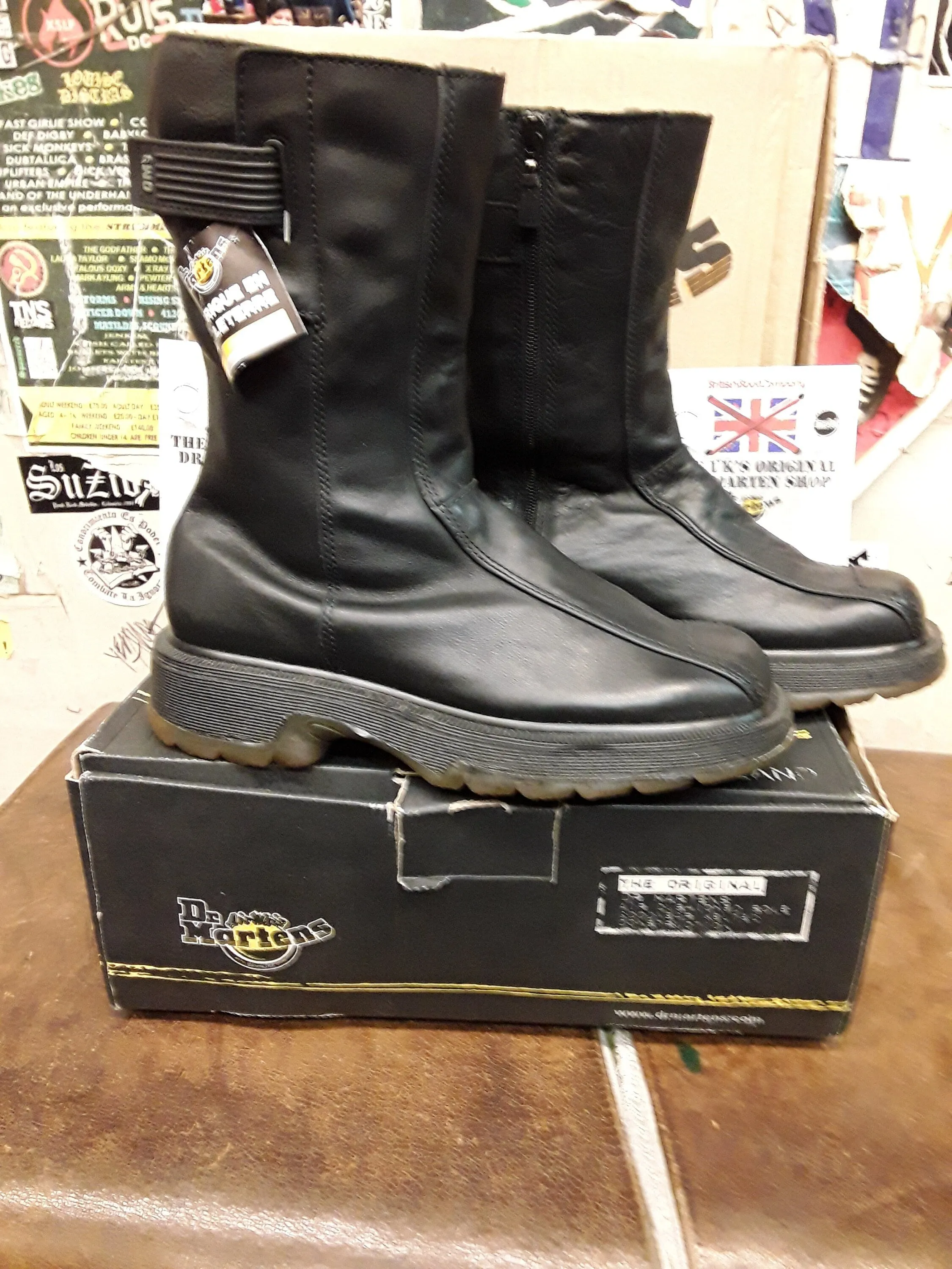 Dr Martens 9788 Made in England Biker Style Black - Various Sizes