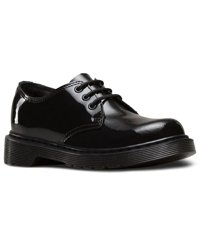 Dr. Martens Girl's Junior Youth 1461 Everley Patent Shoe | Black