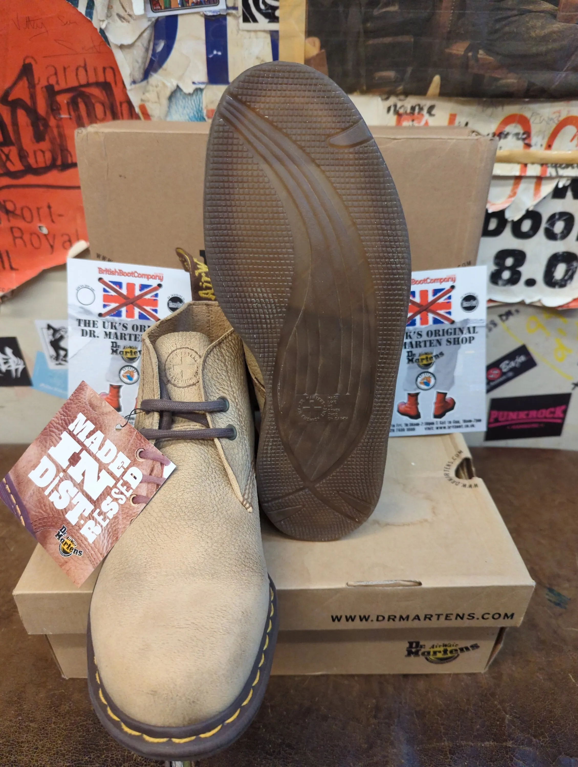 Dr Martens Manton Tan Lasso Various Sizes